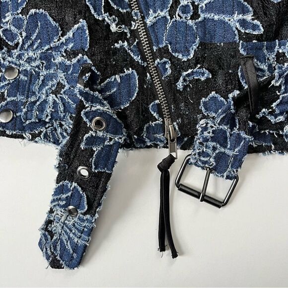 Nicole Miller Artelier NWT Bomber Jacket Small - Picture 4 of 9